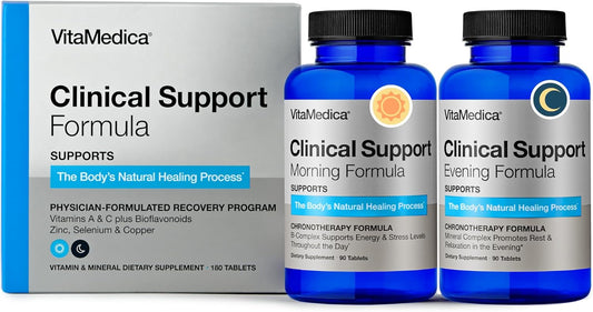 VitaMedica Clinical Support Formula: Promotes Collagen & Wound Healing with Vitamin C, D, A, Zinc, Selenium, and B Vitamins - Multivitamin for Women & Men