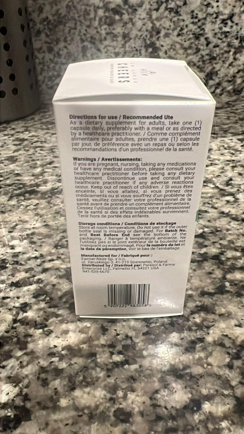 Vitamin B Complex Supplement - 60 Capsules | 415mg of B1, B2, B3 & B6 | Vegan Formula for Adults