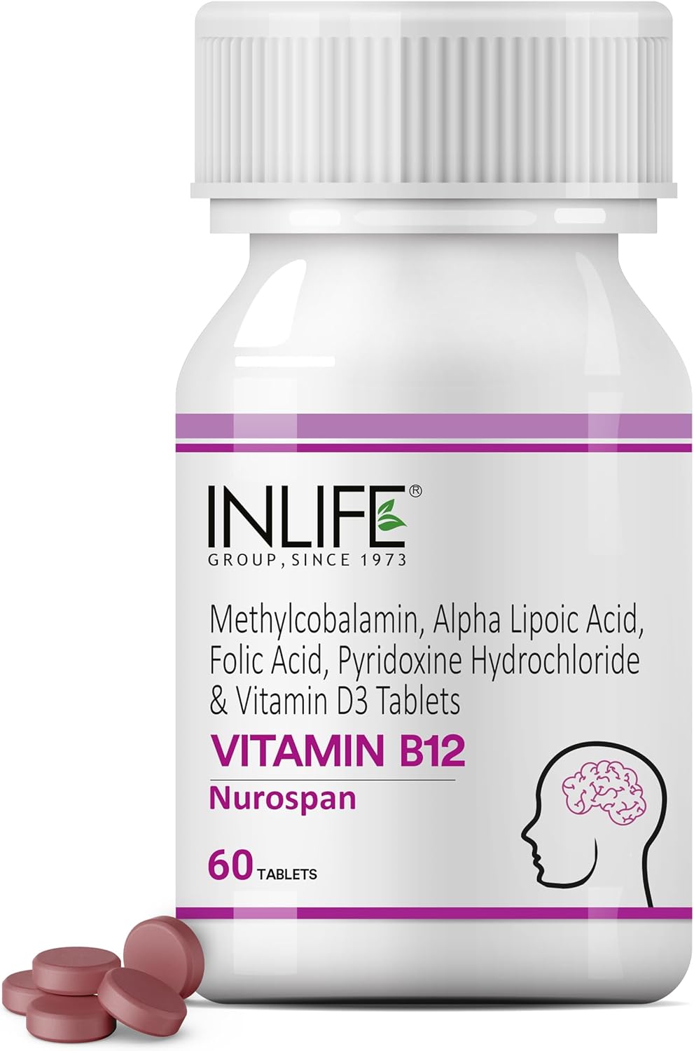 Vitamin B12 Methylcobalamin 1500mcg Supplement with ALA, Folic Acid & Vitamin D3 - Boost Memory, Focus, and Energy - Ayurvedic, Vegetarian, GMP Certified - 60 Servings