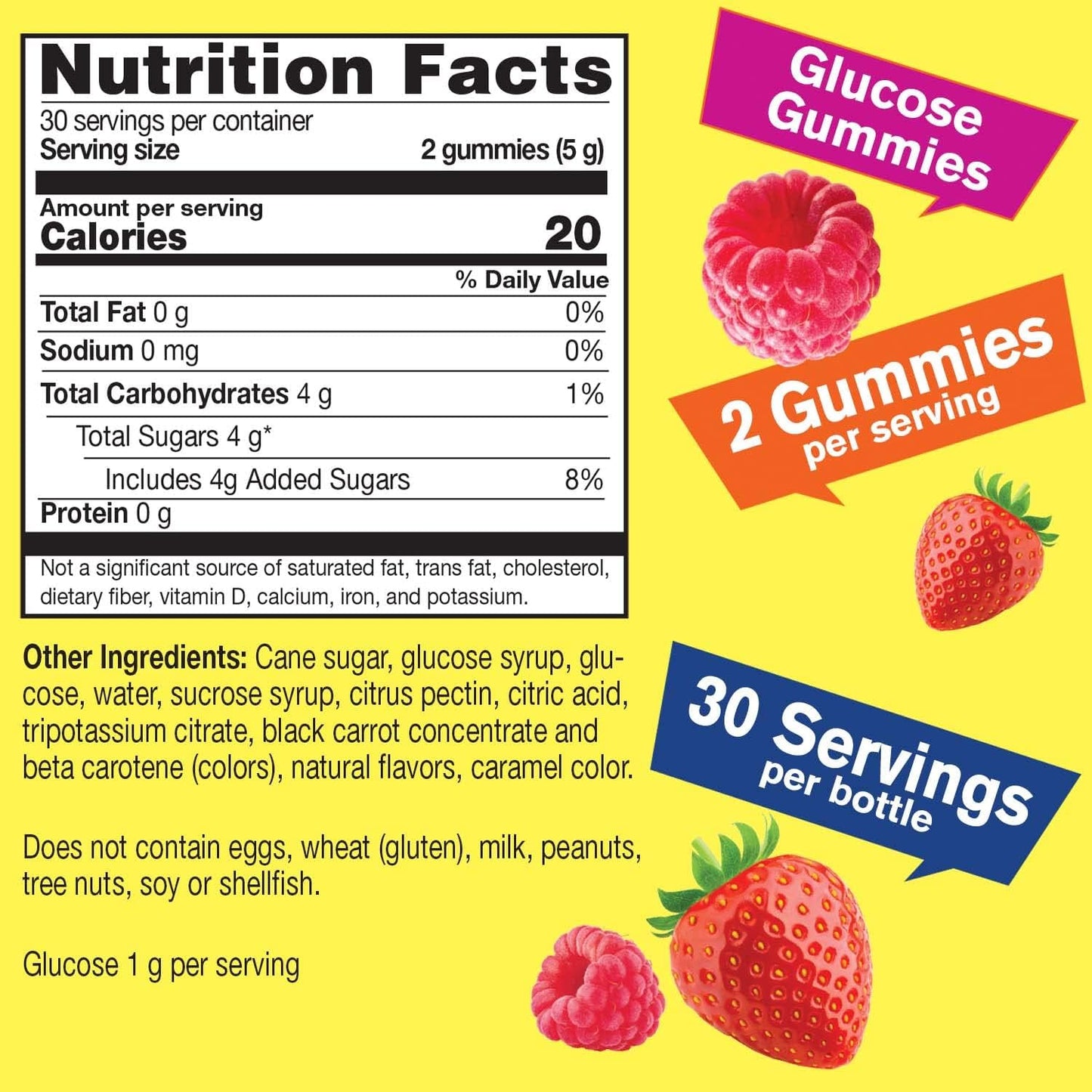 Vitamin B6 + Glucose Gummies Bundle - High Potency, Great Tasting Supplement, Gluten & GMO Free