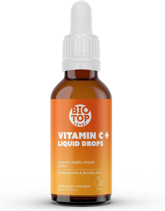 Vitamin C Liquid Drops for Immune Support and Overall Health - BIOTOPLEVEL
