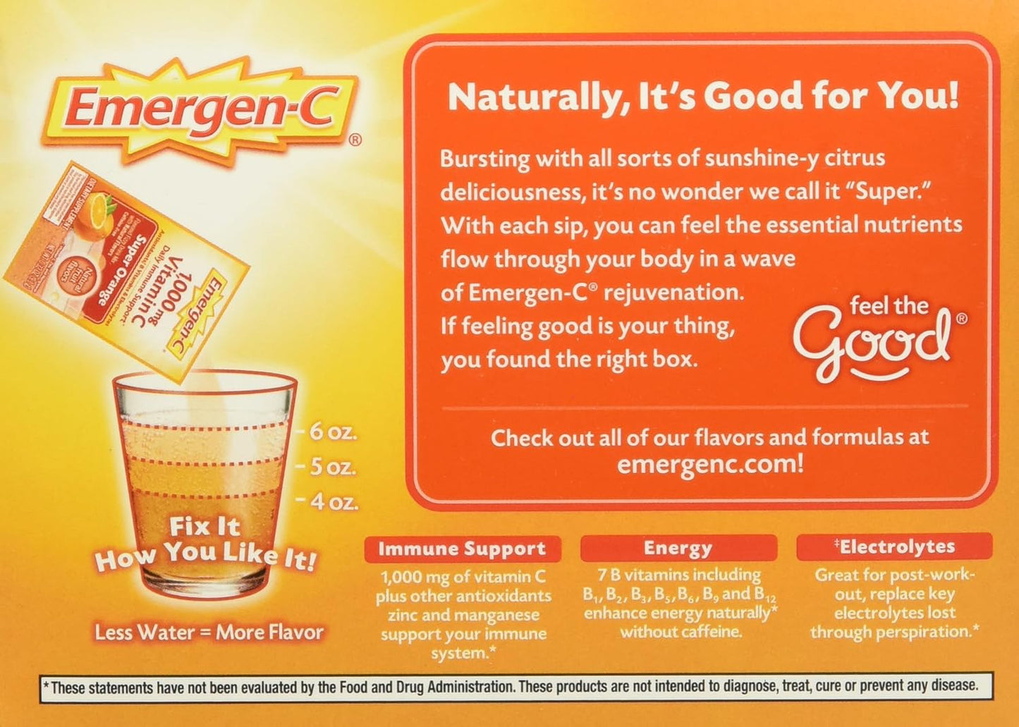 Vitamin C Supplement Powder for Immune Support - Emergen-C 130213