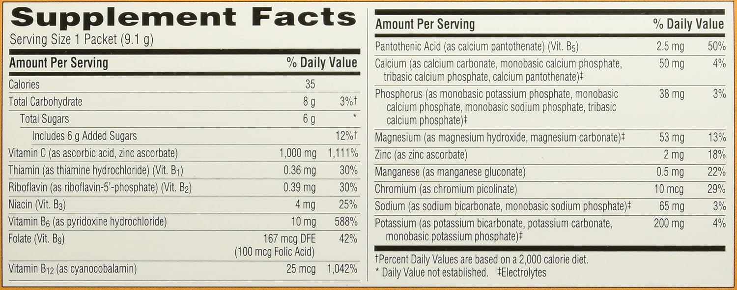 Vitamin C Supplement Powder for Immune Support - Emergen-C 130213