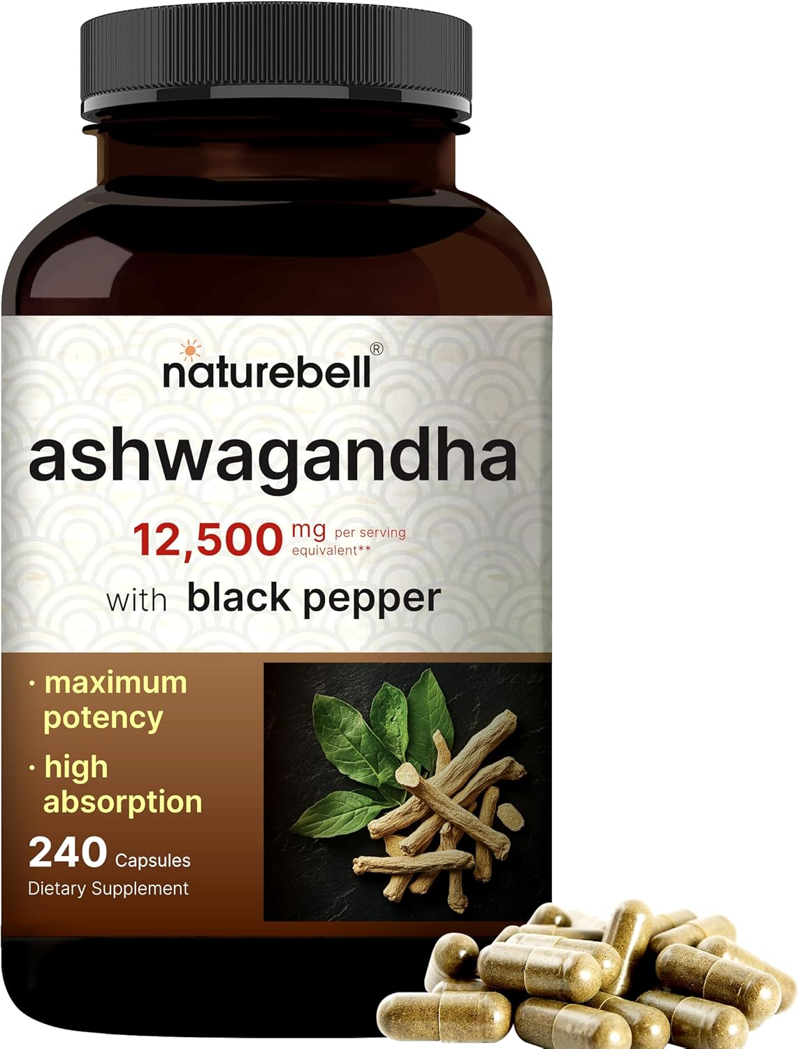 Vitamin D3 5,000iu with K2 MK-7 and Ashwagandha Bundle Pack + Virgin Coconut Oil Softgels
