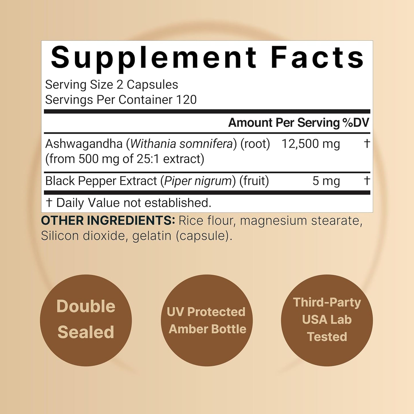 Vitamin D3 5,000iu with K2 MK-7 and Ashwagandha Bundle Pack + Virgin Coconut Oil Softgels