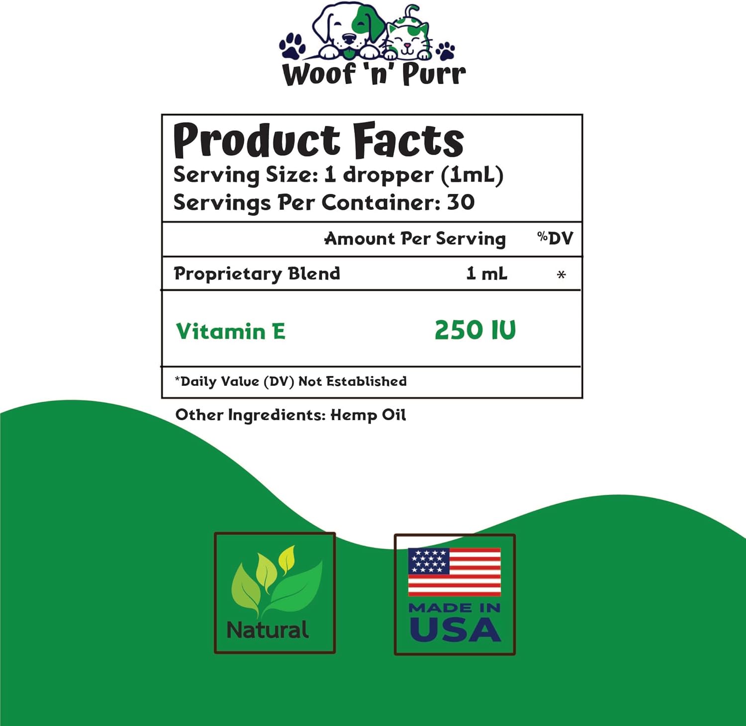 Vitamin E Supplement for Dogs - Boost Canine Immune System - 1 fl oz