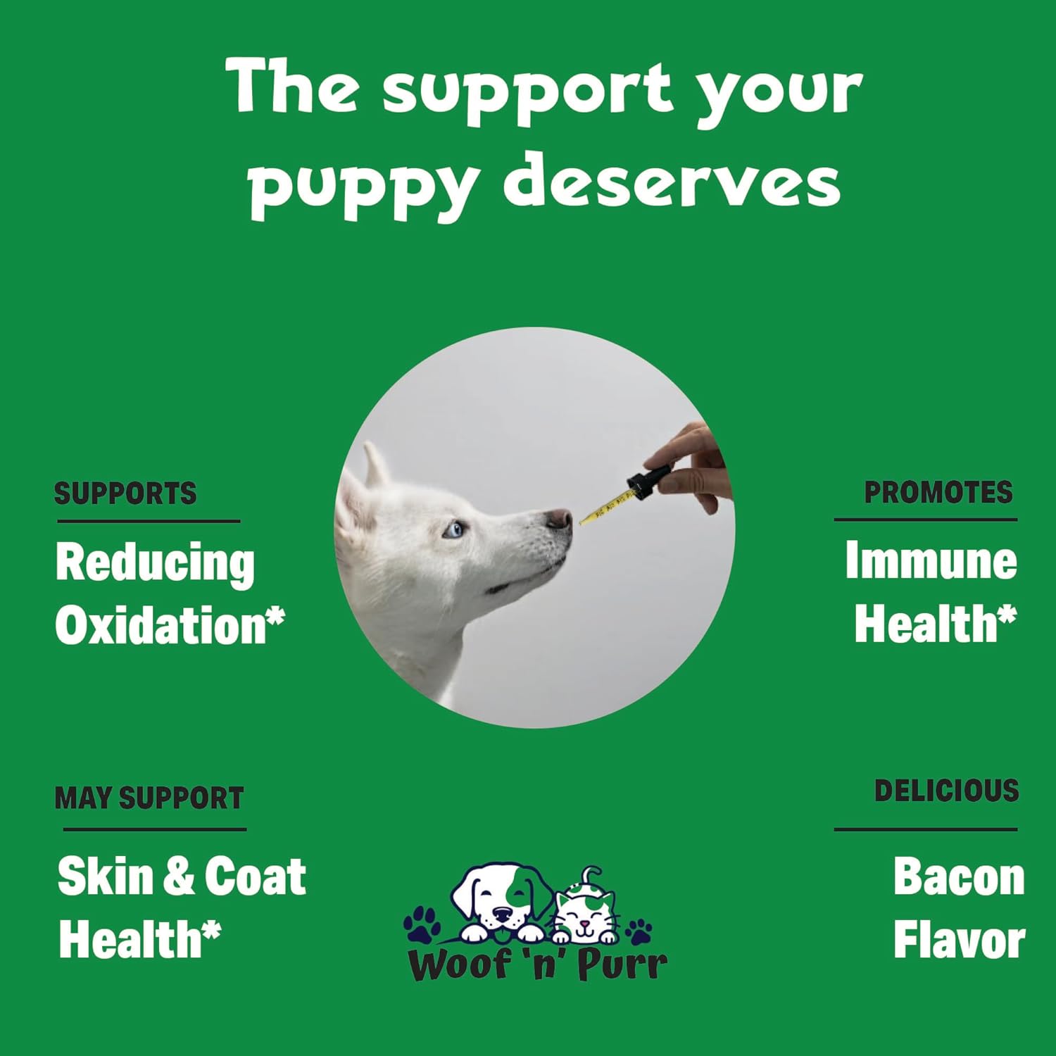 Vitamin E Supplement for Dogs - Boost Canine Immune System - 1 fl oz