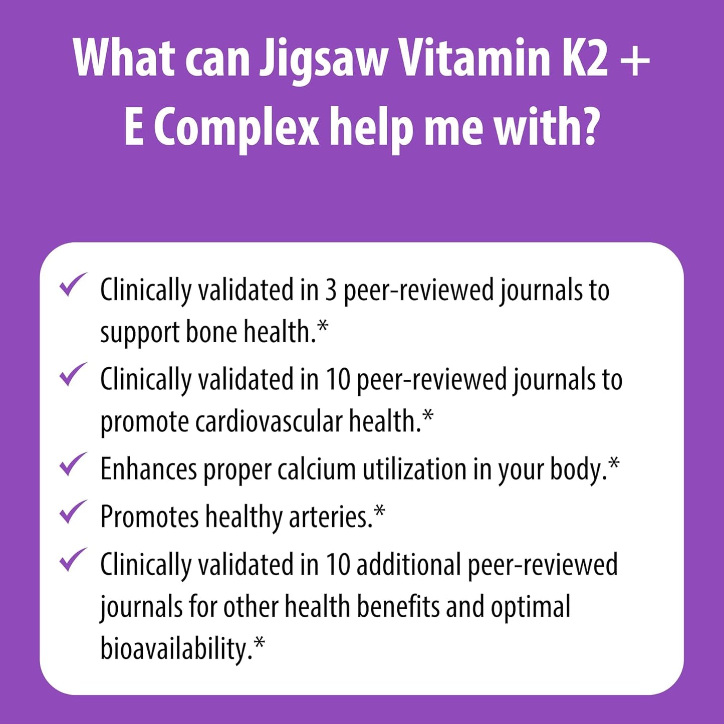Vitamin K2 + E Complex Softgels for Bone Health - 60 Count