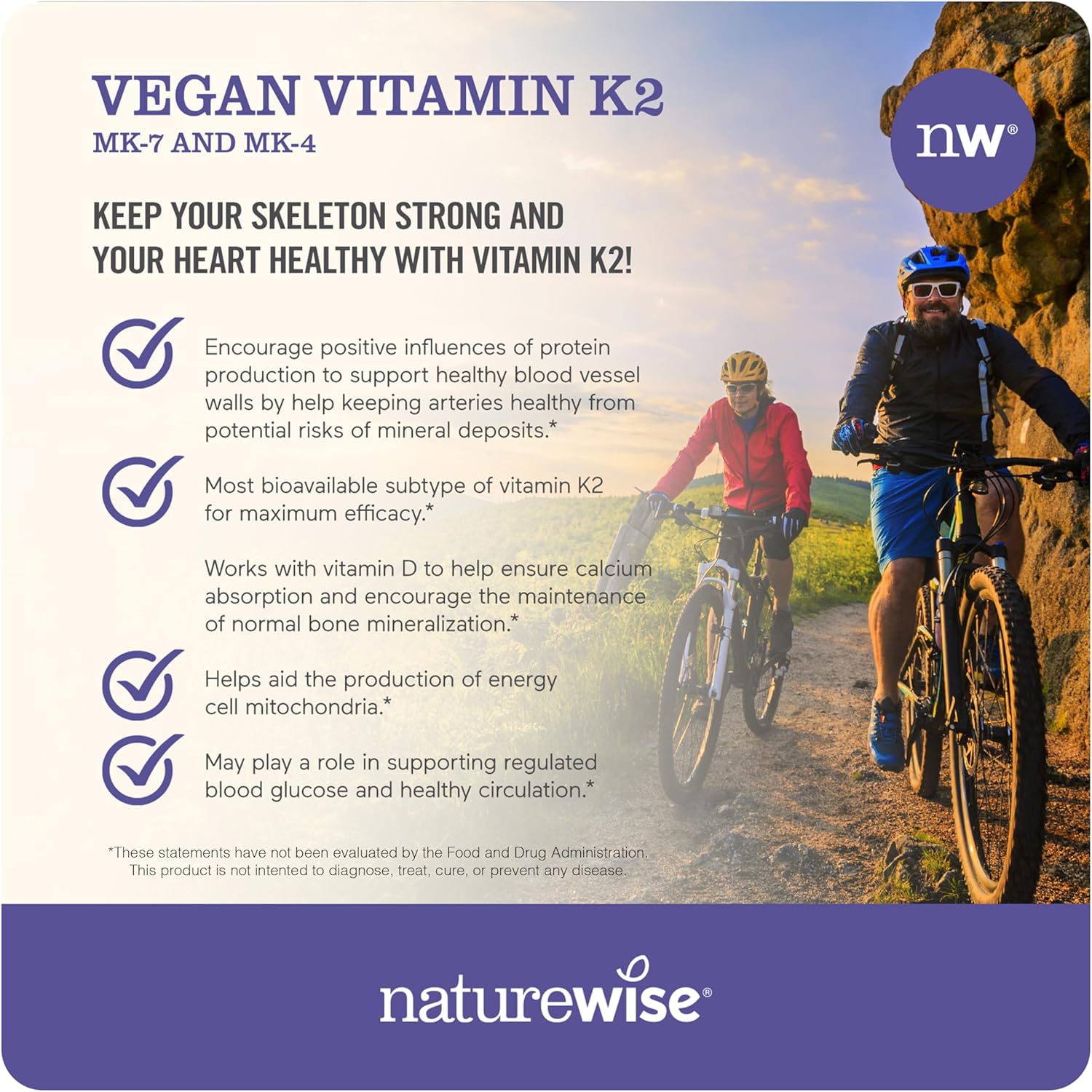 Vitamin K2 MK-7 100mcg and MK-4 500mcg Supplement for Bone and Heart Health - Enhanced Bioavailability - Vegan, Gluten Free - 90 Softgels