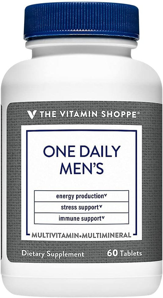 Vitamin Shoppe Men's Multivitamin - Energy & Antioxidant Blend, Multi-Mineral Supplement for Men's Health - Gluten & Dairy Free (60 Tablets)