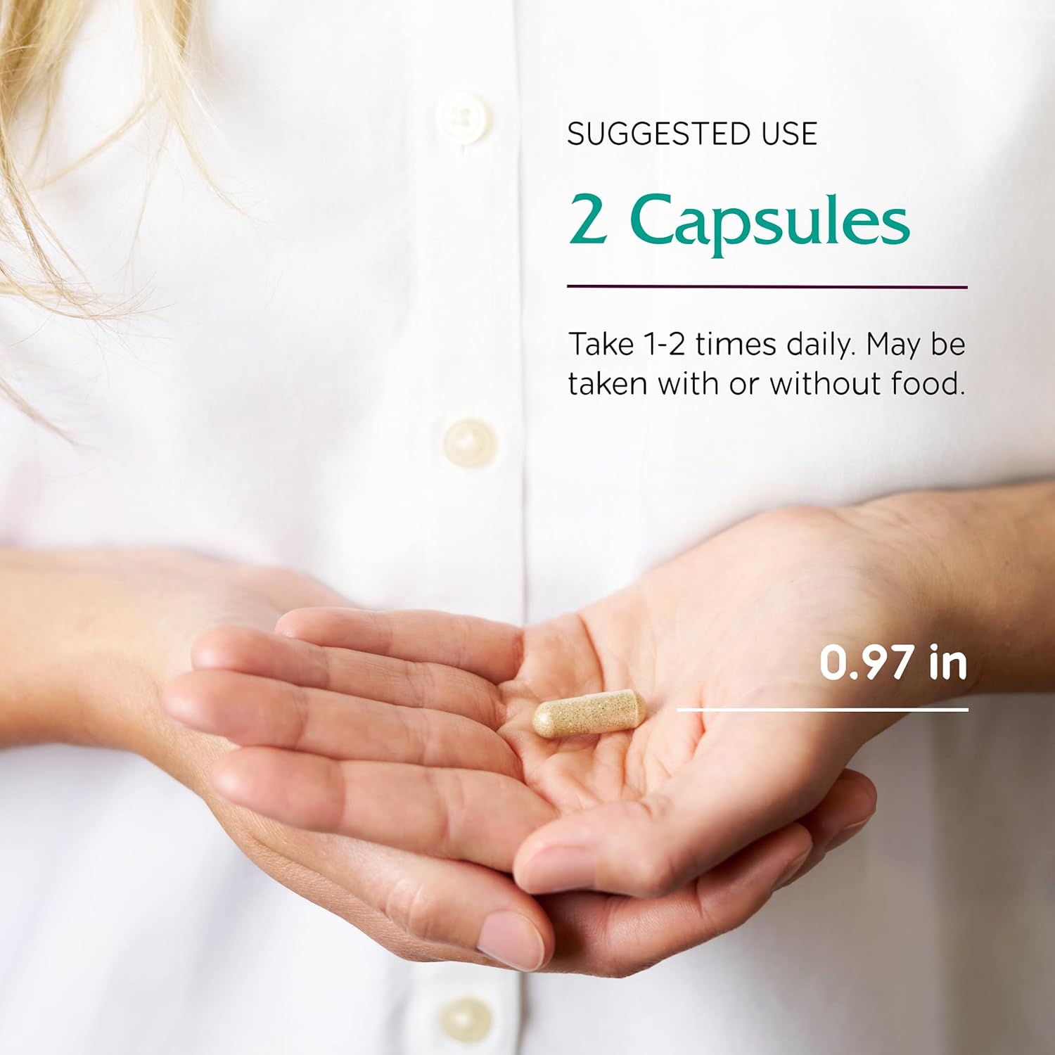 Vitanica GABA Ease Vegan Calming Support 60 Capsules - Natural Anxiety Relief Supplement