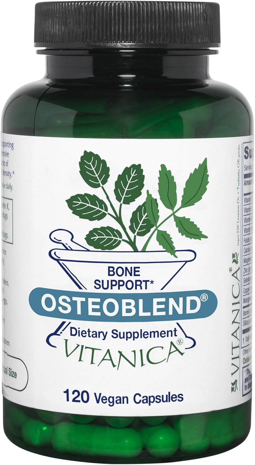 Vitanica OsteoBlend Vegan Bone Support Capsules - 120 Count