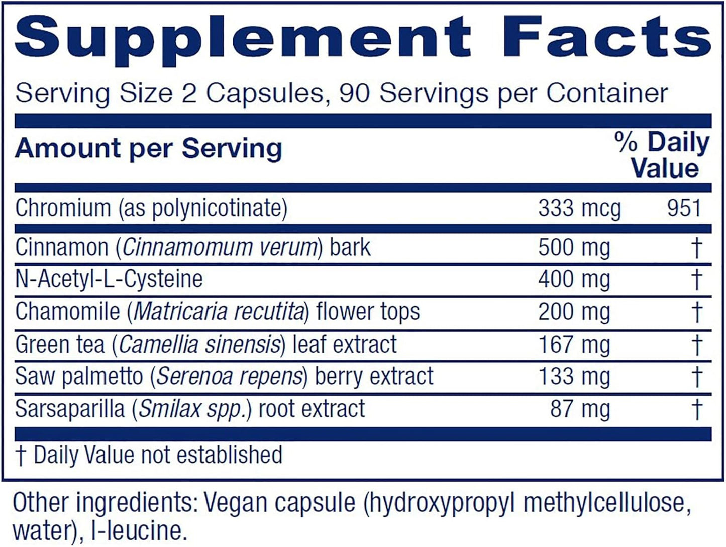 Vitanica OvaBlend: Herbal Supplement for Women's Ovarian Health & Hormone Balance - Endocrine Support with Sarsaparilla Root & NAC - 180 Vegan Capsules