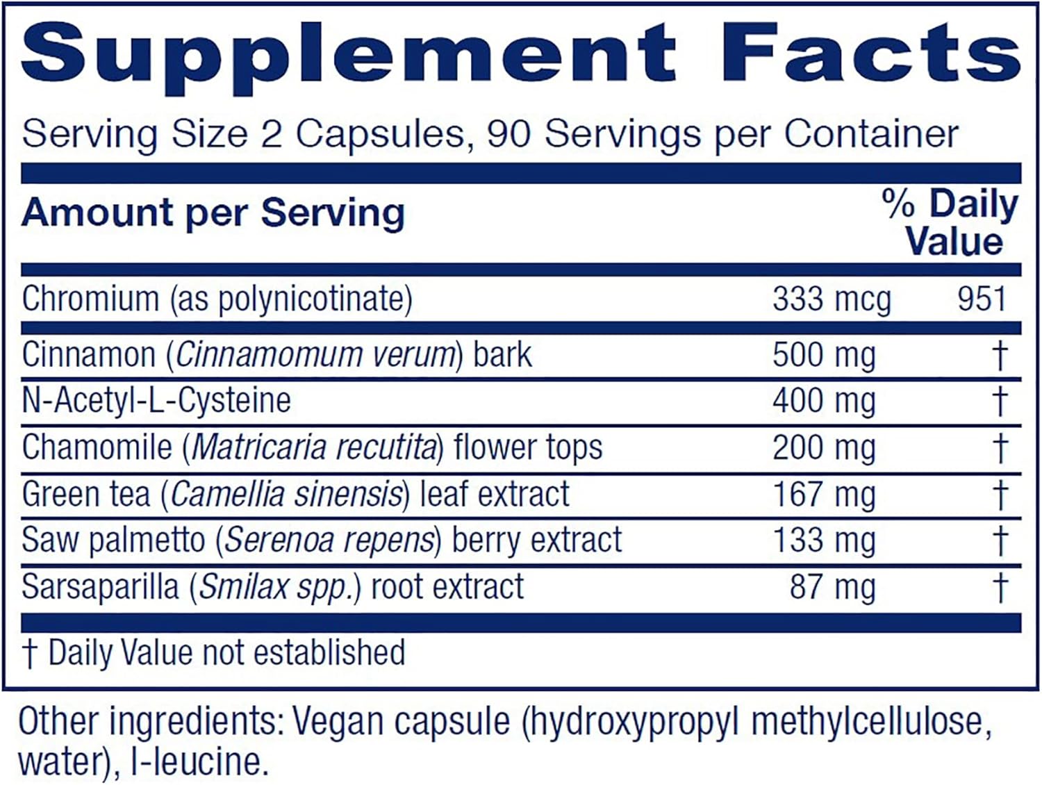 Vitanica OvaBlend: Herbal Supplement for Women's Ovarian Health & Hormone Balance - Endocrine Support with Sarsaparilla Root & NAC - 180 Vegan Capsules