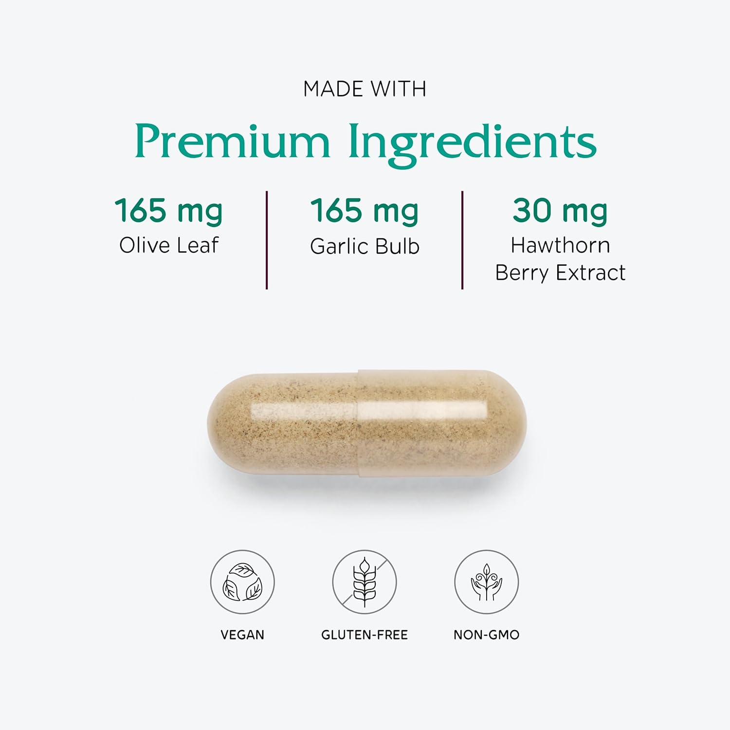 Vitanica Rauwolfia Extra Supplement for Heart Health - Promotes Healthy Blood Pressure with Magnesium, CoQ10, and Snakeroot - 180 Vegan Capsules