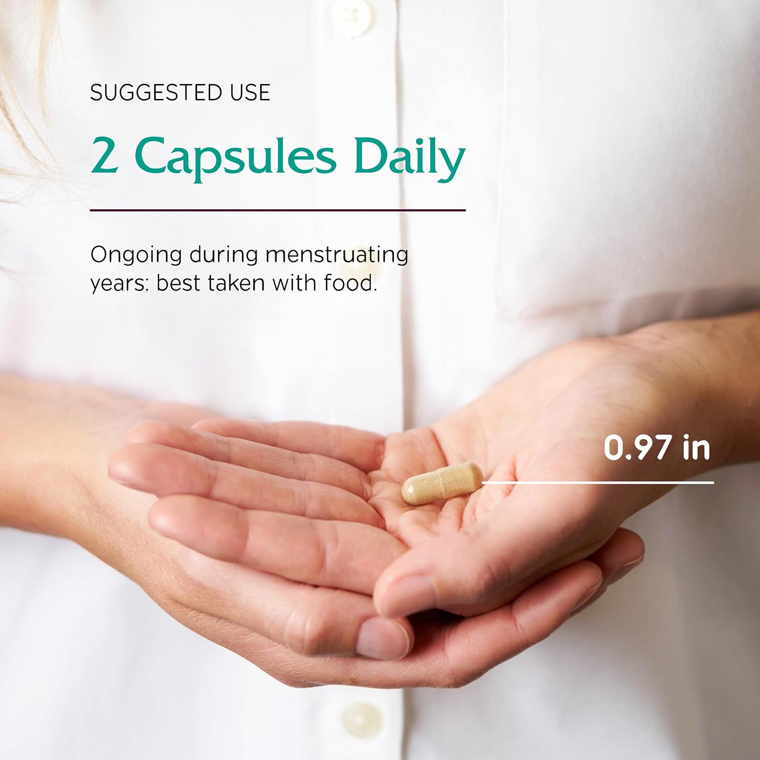 Vitanica Women's Phase I Premenstrual Support Vegan Capsules - 120 Count
