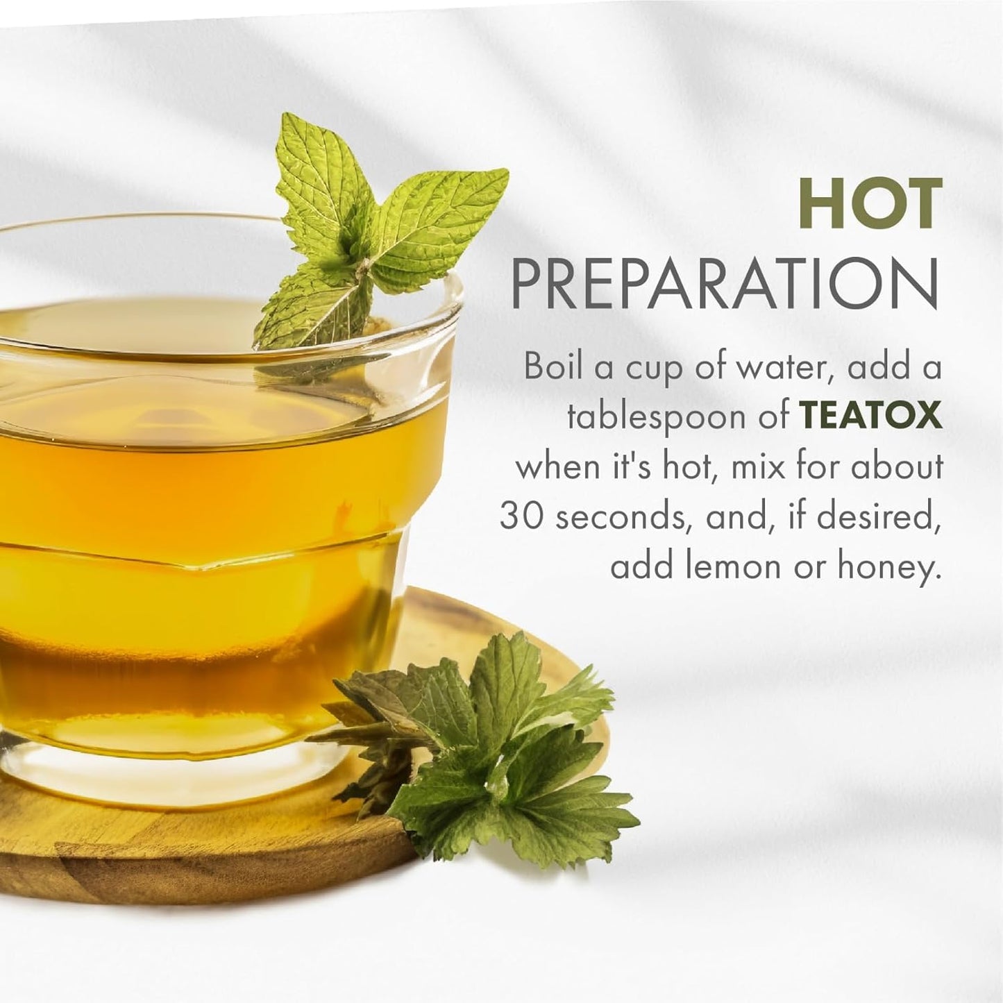 VITASEI Teatox Detox & Cleanse Support Powder with Green Tea, Spirulina, and Artichoke - Digestion Booster & Meal Replacement Powder - Green Apple Flavor - 16oz