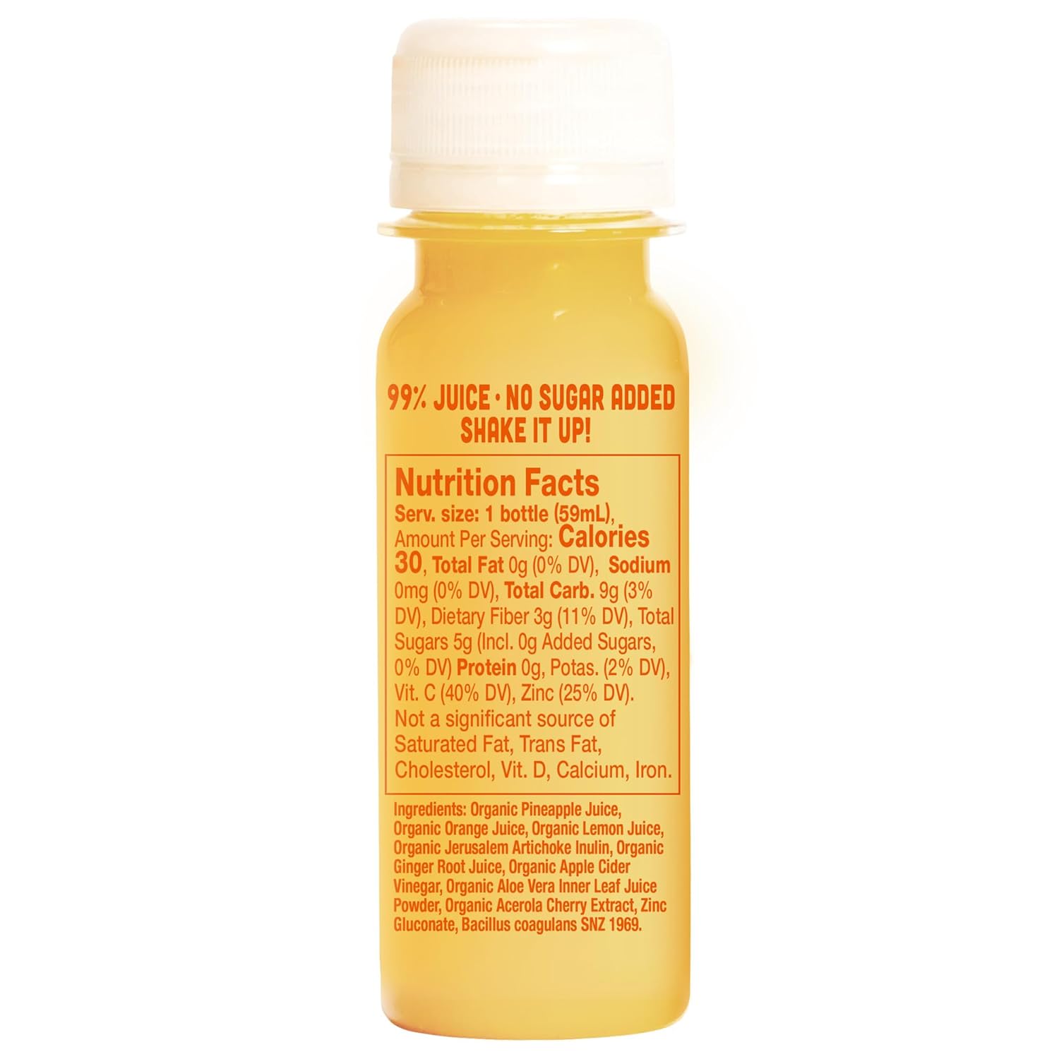 Vive Organic Digestion and Immunity Booster Shot for Natural Health Support