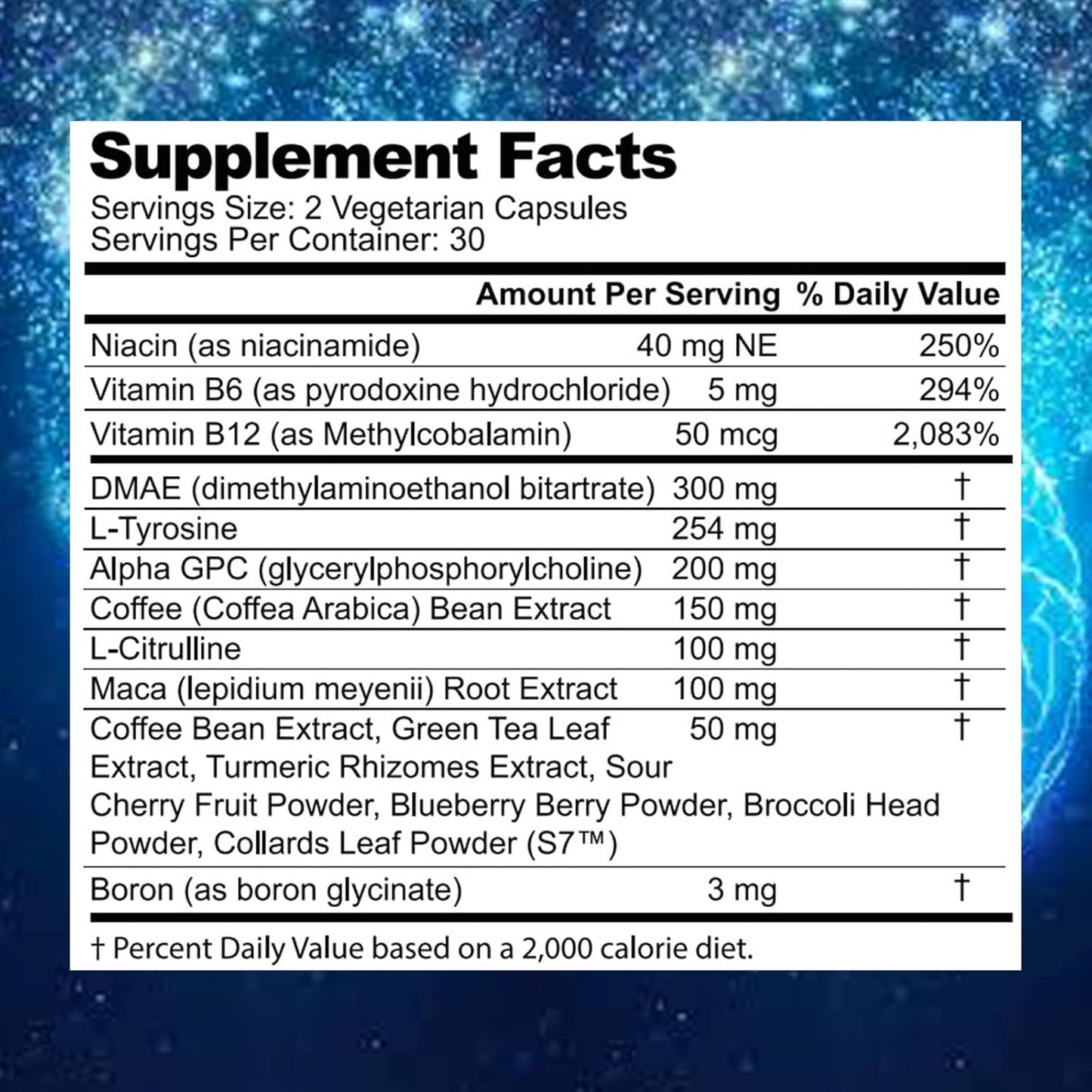 Vyotech Nutritionals B4UGAME Brain Booster Nootropic Supplement for Max Mental Performance - Focus, Clarity, Memory, Mood, Energy & Concentration - 60 Capsules