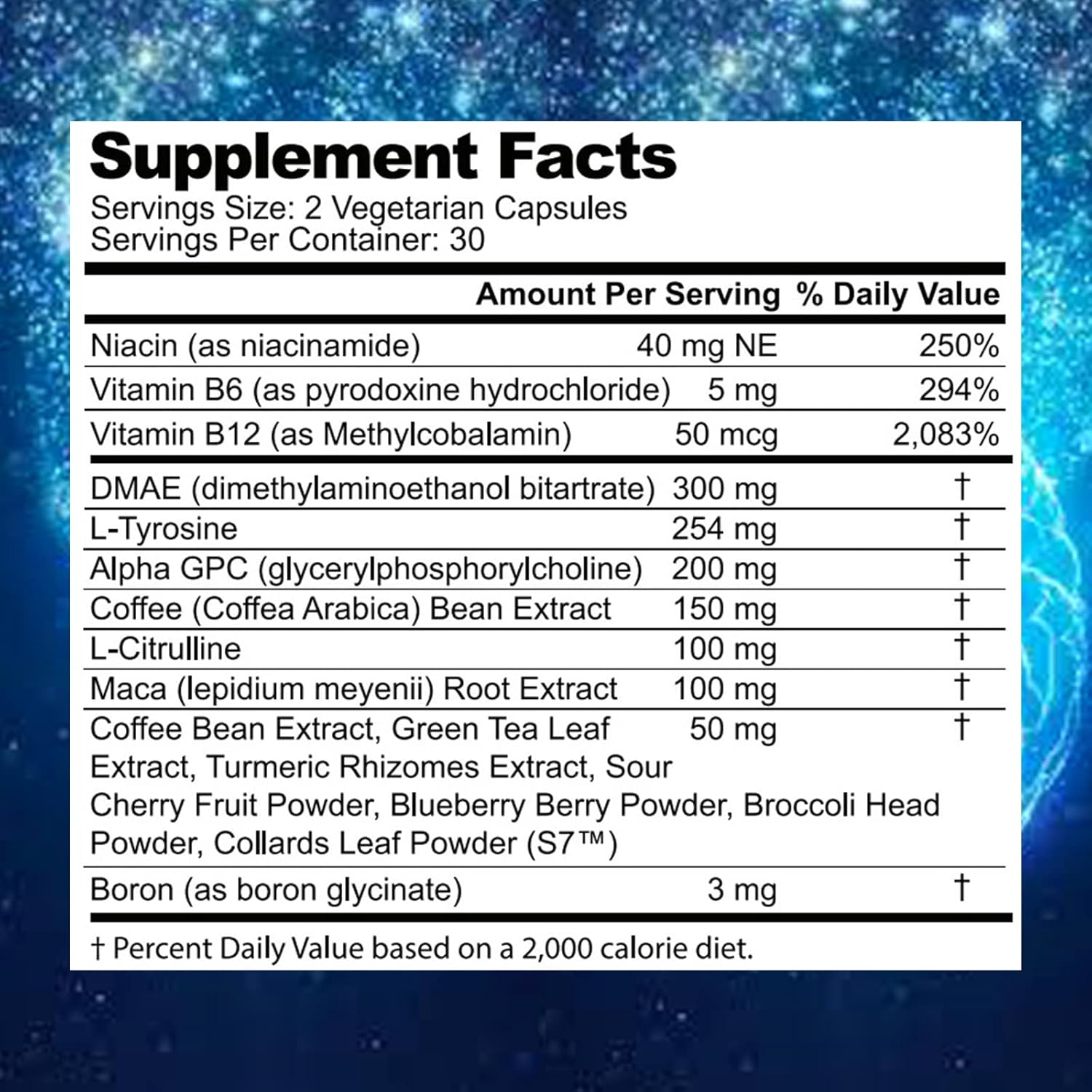 Vyotech Nutritionals B4UGAME Brain Booster Nootropic Supplement for Max Mental Performance - Focus, Clarity, Memory, Mood, Energy & Concentration - 60 Capsules