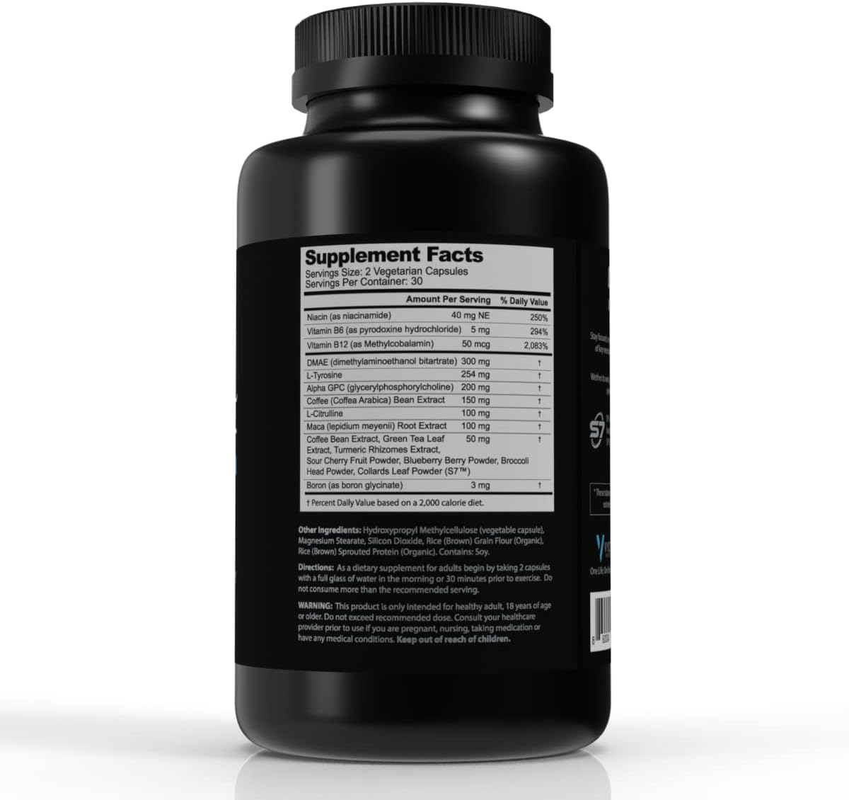 Vyotech Nutritionals B4UGAME Brain Booster Nootropic Supplement for Max Mental Performance - Focus, Clarity, Memory, Mood, Energy & Concentration - 60 Capsules
