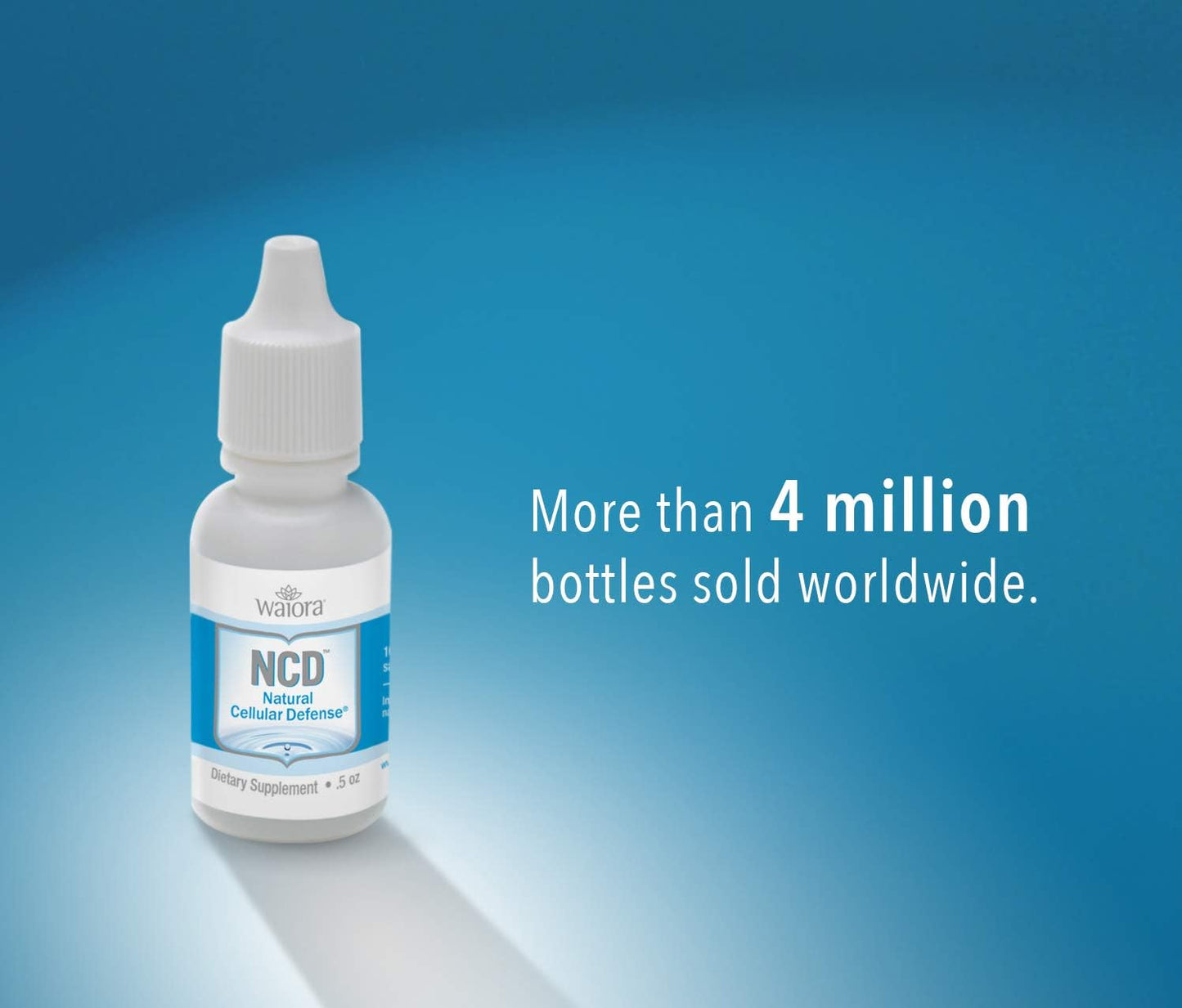 Waiora NCD Activated Liquid Zeolite Drops - Natural Body Cleanse & Immune Support - Mix in Food/Drinks - pH Balance - 2 (0.5 oz) Bottles, 180 servings