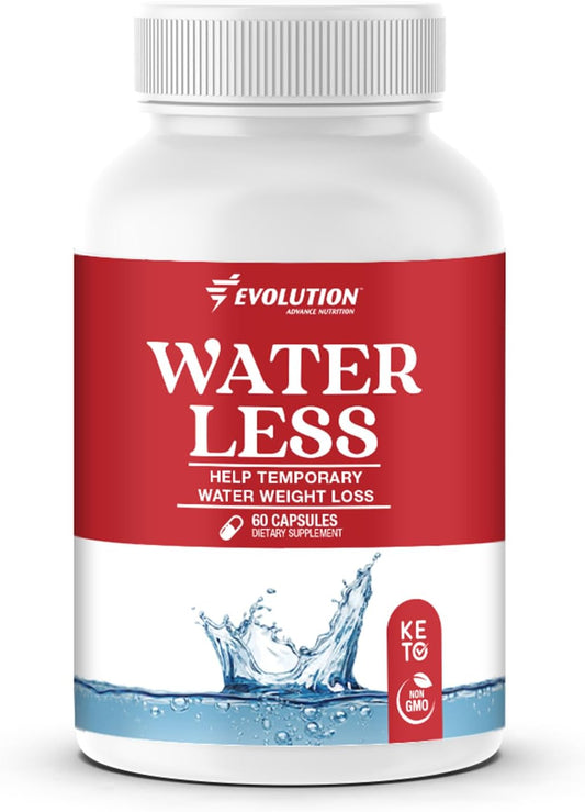 Water Retention Reduction Capsules - Green Tea, Apple Cider Vinegar, Cranberry, Juniper Berry - 60 Count