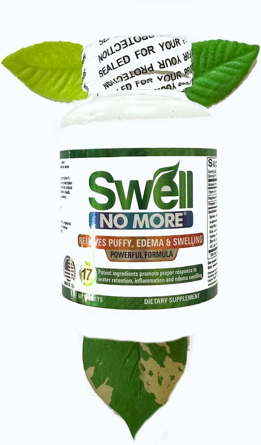 Water Retention Relief Supplement, 60 Tablets, Reduce Puffiness and Swelling, Natural Dietary Support