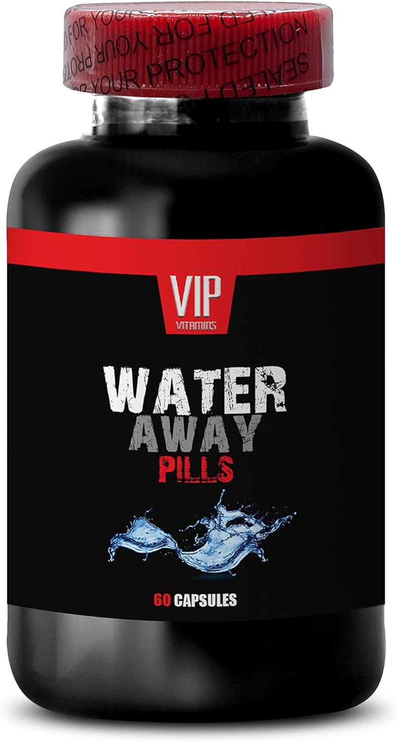 Watermelon & Dandelion Diuretic Pills for Water Retention - Natural Diuretic Supplements for Legs & Feet - 60 Capsules