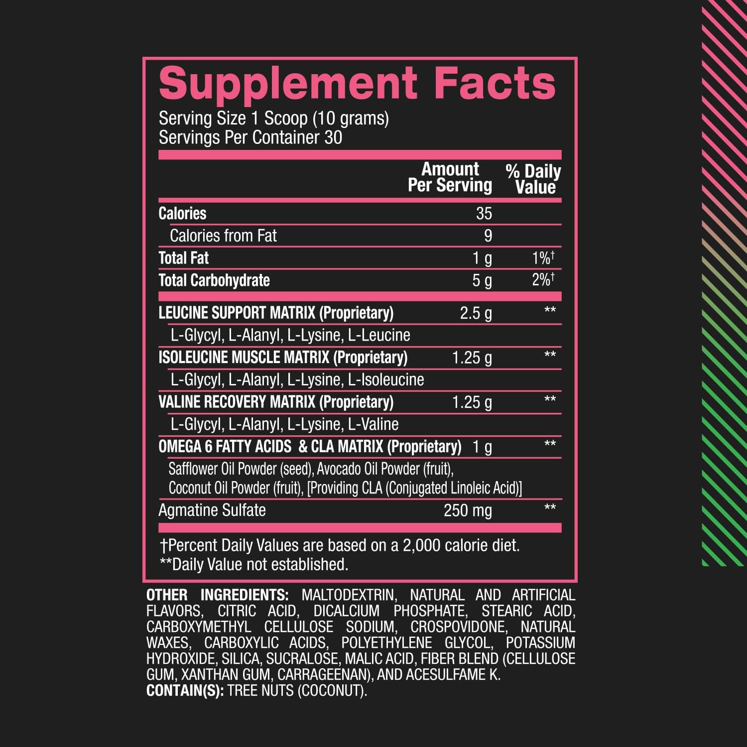 Watermelon Ice BPI Sports Best BCAA Powder for Post-Workout Hydration & Recovery - 30 Servings