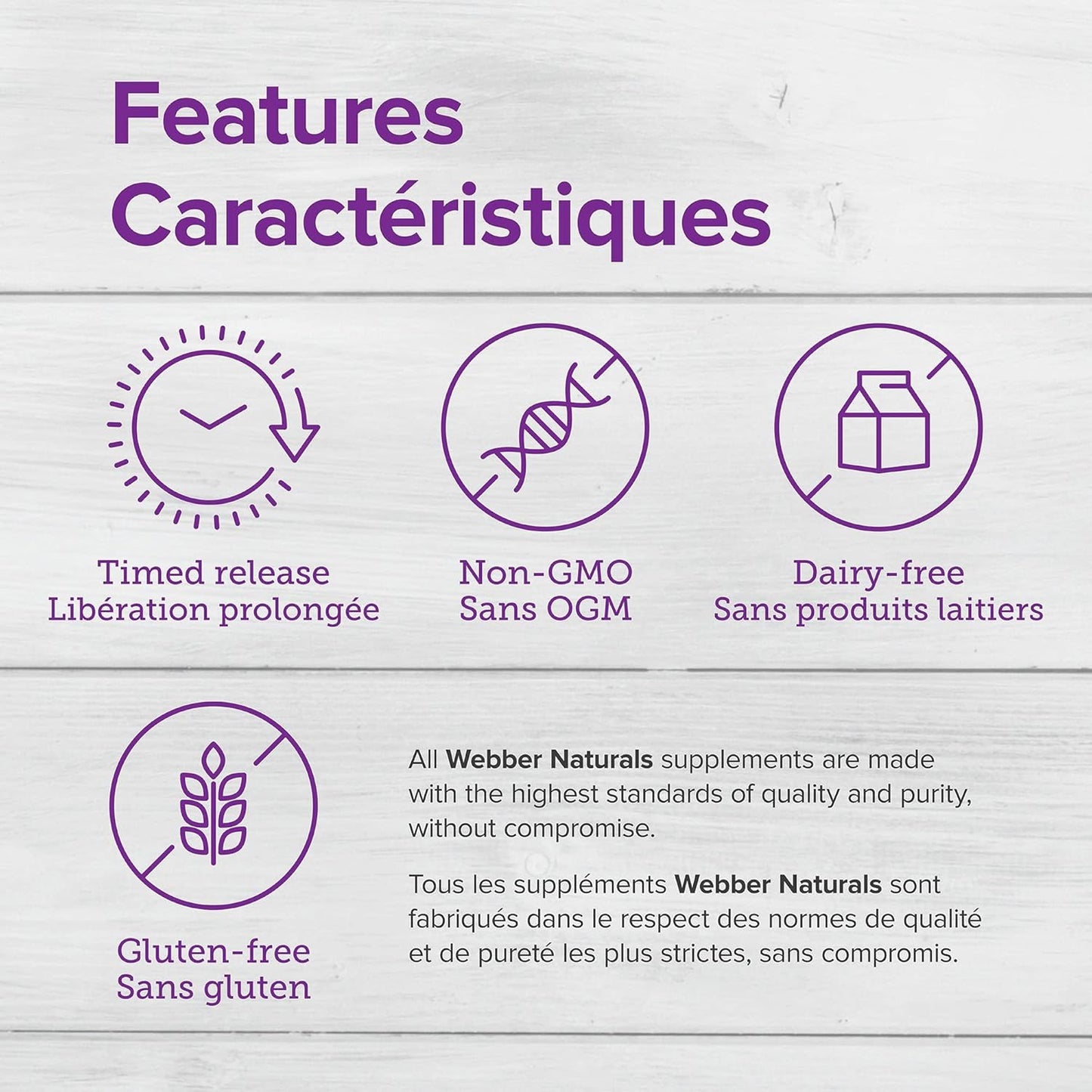 Webber Naturals 1000mg Vitamin C Timed Release Tablets - 60 Count