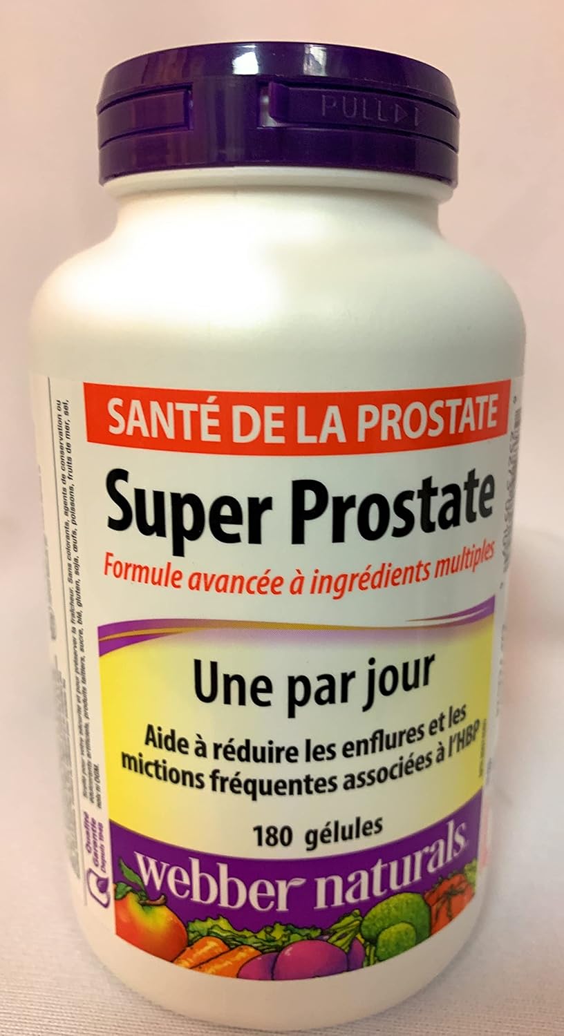 Webber Naturals Super Prostate One Per Day Softgels - 180 Count