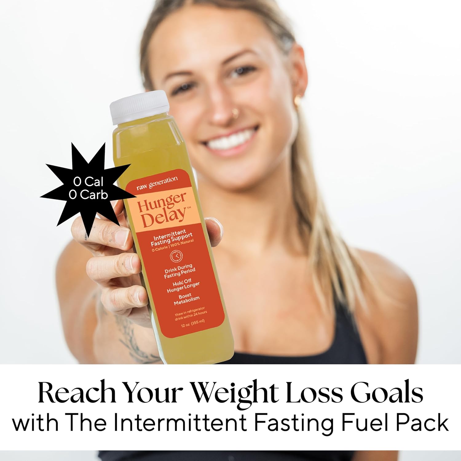 Weekly Intermittent Fasting Drink Kit with Electrolytes & Supplements for Success - Improve Digestion & Reduce Cravings