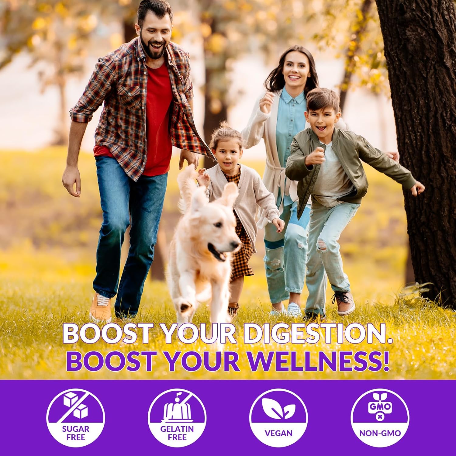 WEEVIT Prebiotic Fiber Gummies - Sugar-Free Adult Fiber Supplement with Digestive Blend for Gut Health & Metabolism
