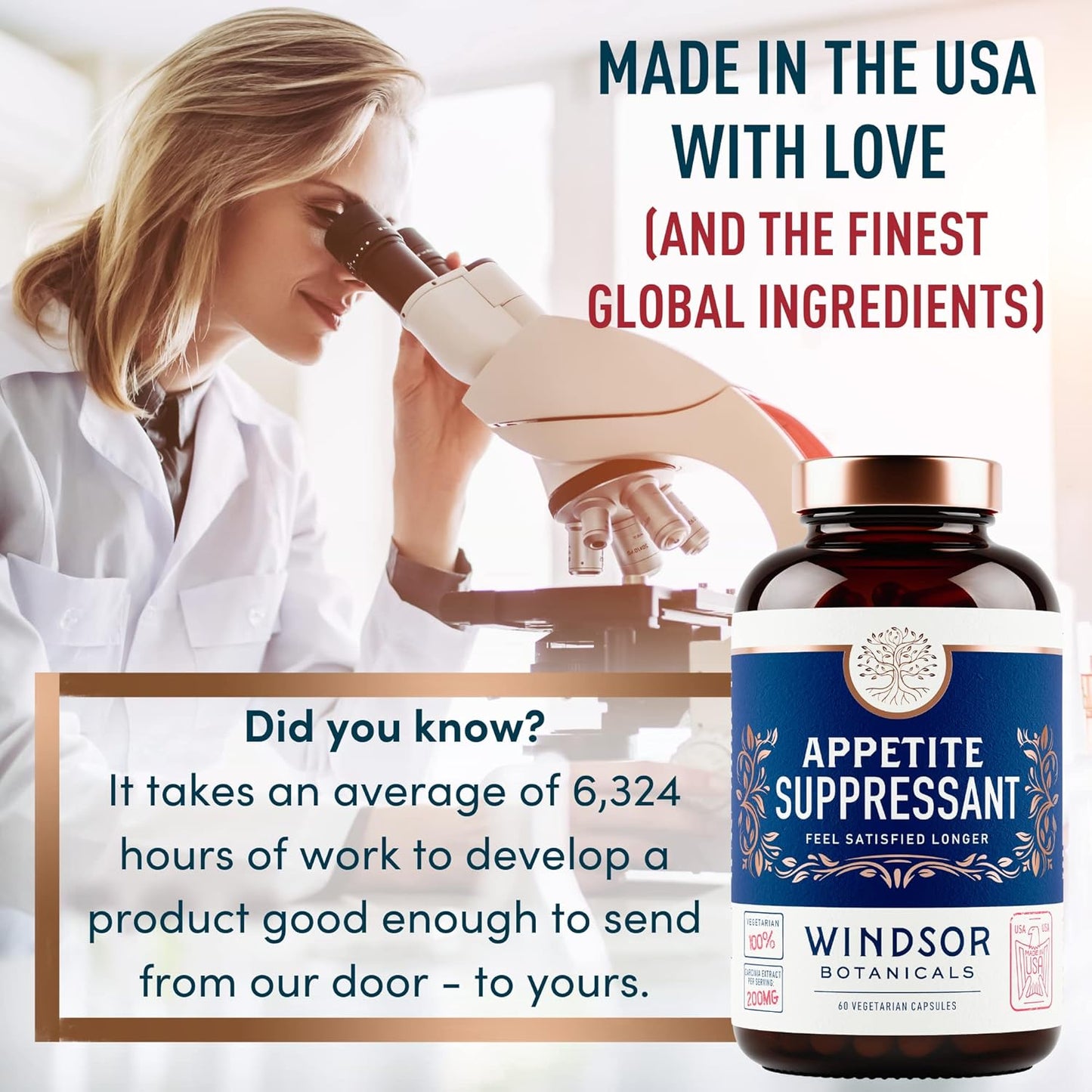 Weight Loss and Bad Breath Solution Bundle - WINDSOR BOTANICALS Appetite Suppressant and Dental Probiotics