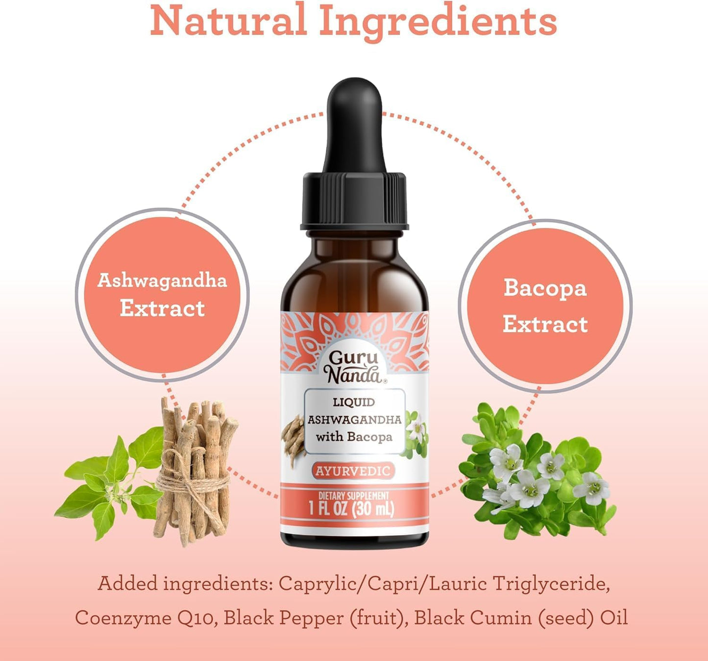 Wellness Bundle: Liquid Ashwagandha and Black Seed Oil for Immune Support and Relaxation - Vegan and Non-GMO