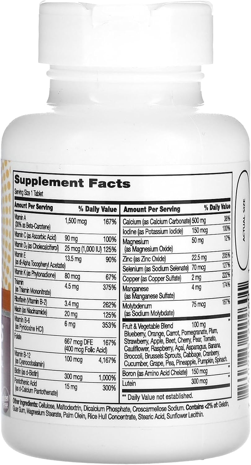 Wellness for Women 50+: 21st Century Multivitamin & Mineral Supplement - 65 Count