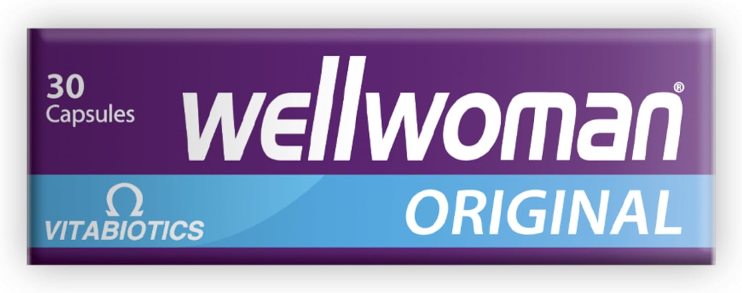 Wellwoman Vitabiotics Advanced Vitamin & Mineral Formula with Evening Primrose & Starflower Oils - 30 Capsules for Women's Health