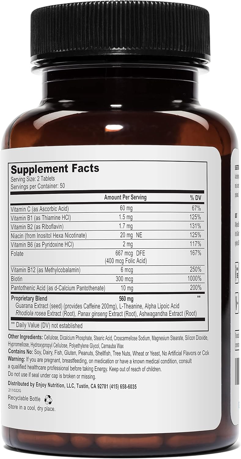 Weyland Brain Nutrition Weyland: Energy - Formula with Botanical Caffeine, B-Complex, and Energy Herbs