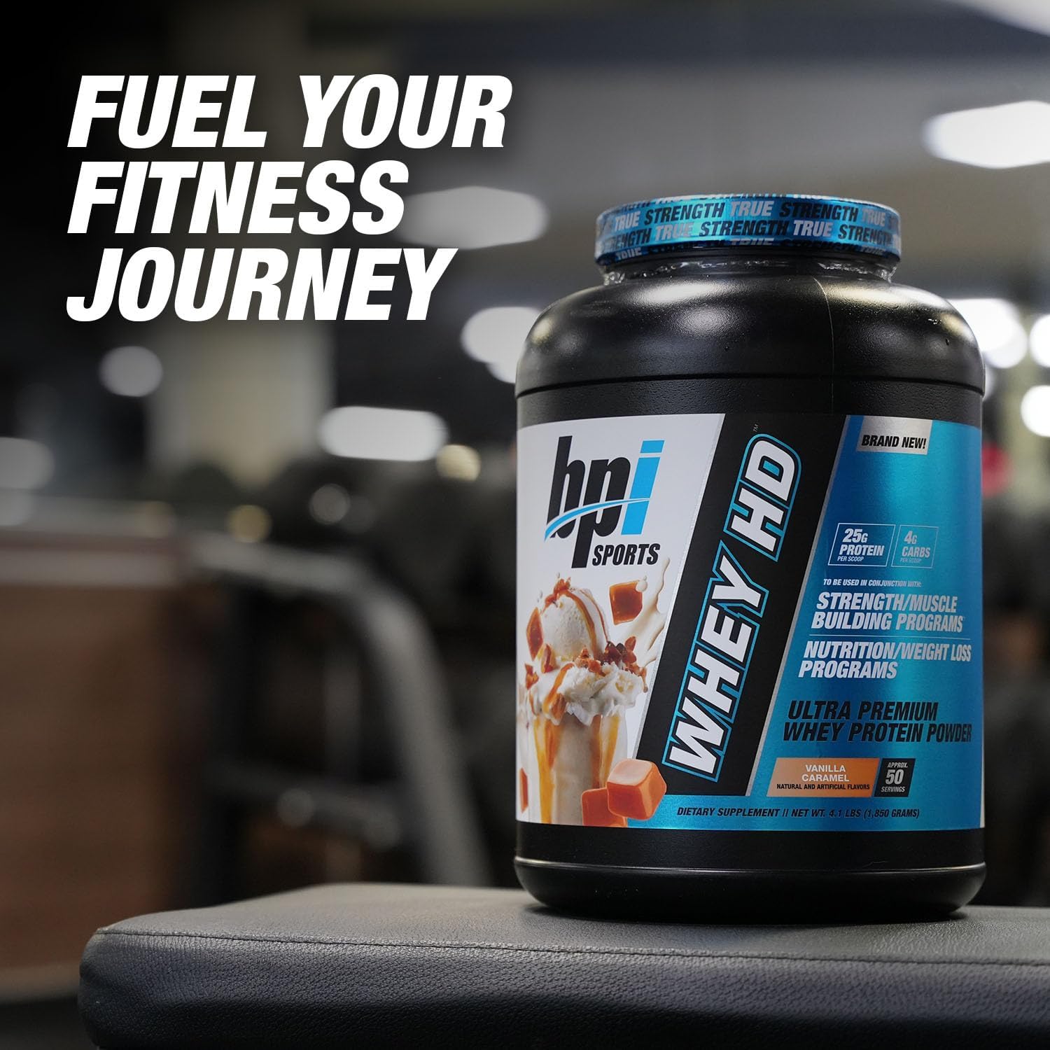 Whey HD Ultra Premium Protein Powder, Blueberry Muffin Flavor, 4.07 lb by BPI Sports