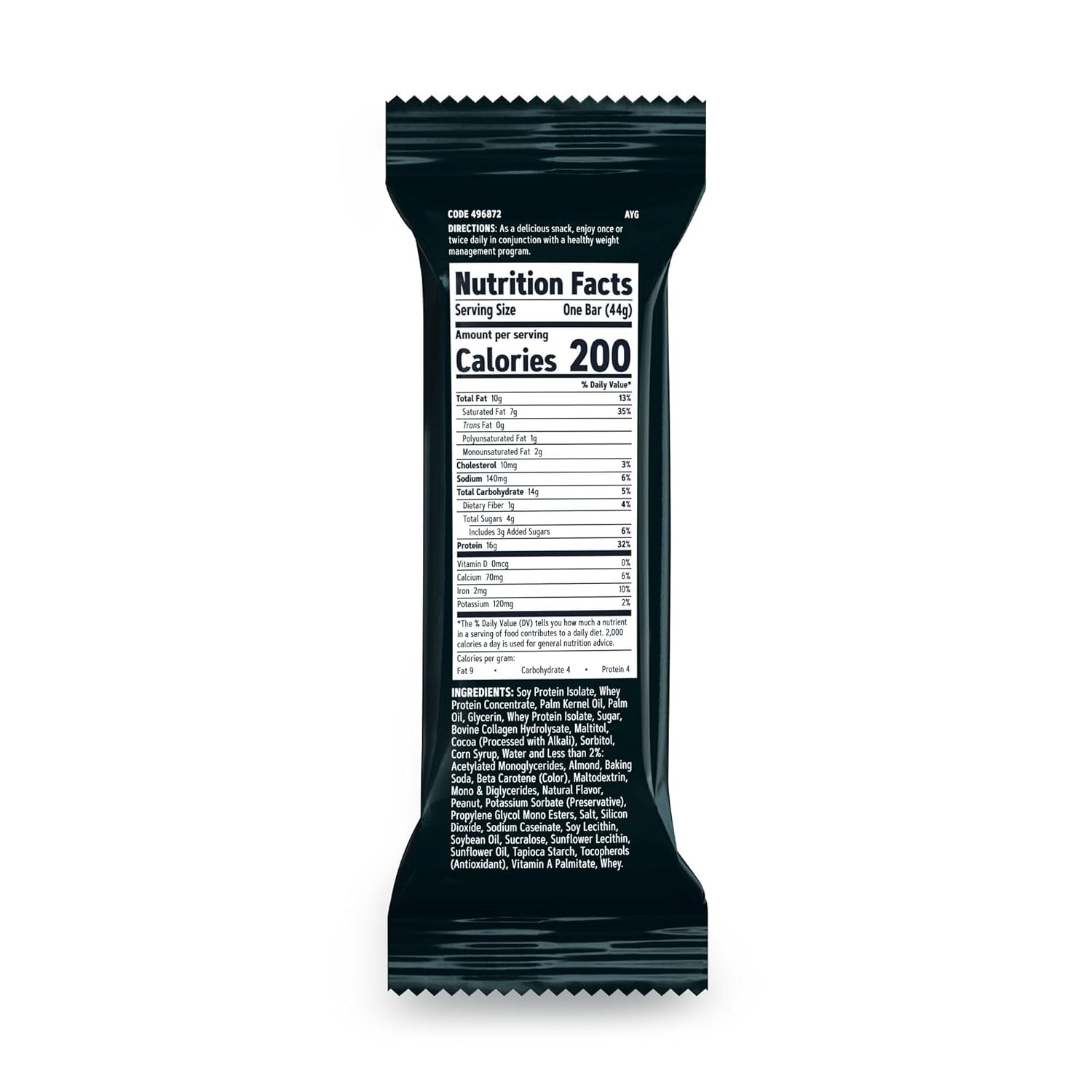 Whipped Chocolate Mousse GNC Total Lean Layered Lean Bar | High Protein Snack Bars - 9 Bars