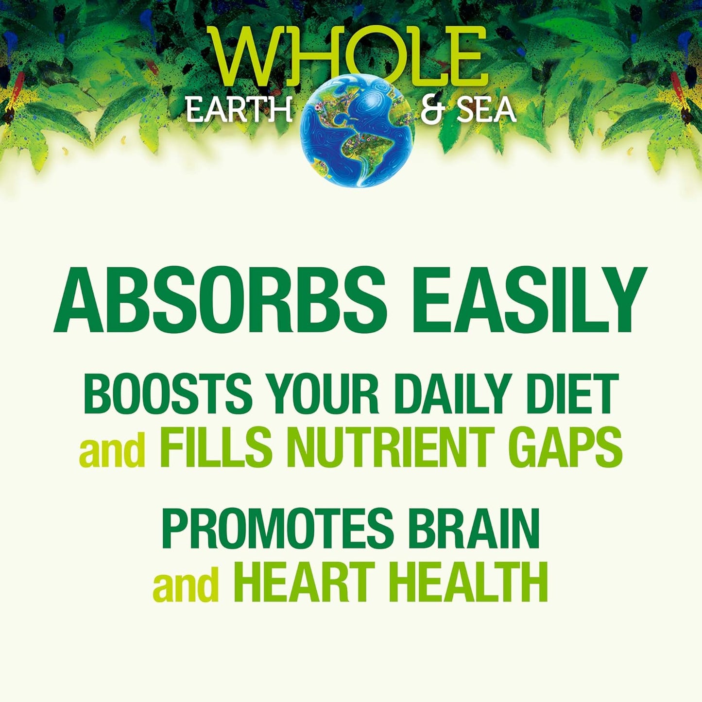 Whole Earth & Sea Men's 50+ Multivitamin & Mineral with Natural Factors - 120 Tablets