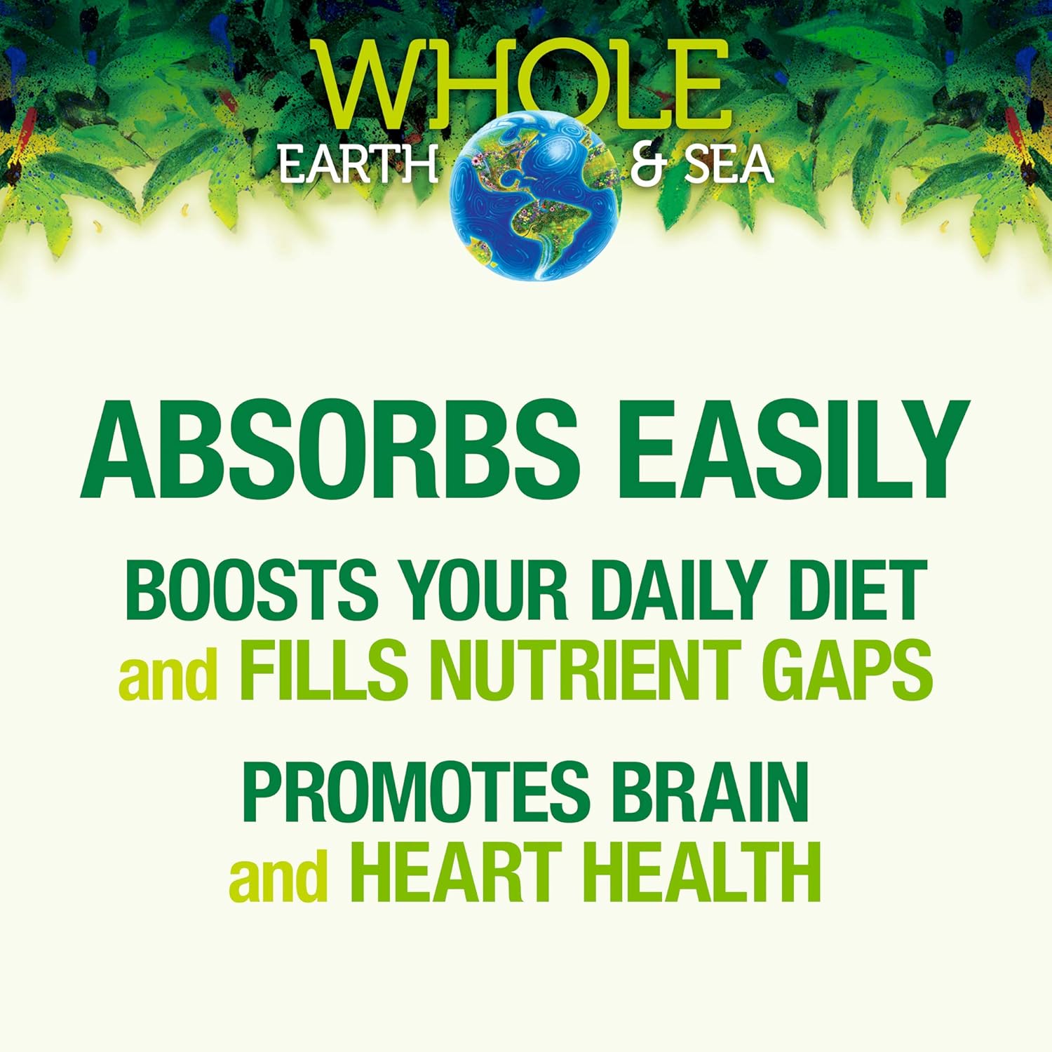 Whole Earth & Sea Men's 50+ Multivitamin & Mineral with Natural Factors - 120 Tablets