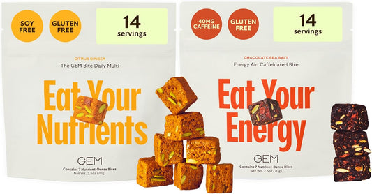 Whole-Food Superfood & Energy Support for Men & Women, 20+ Vitamins & Minerals, Prebiotics, Clean Energy Variety Pack - 28 Servings