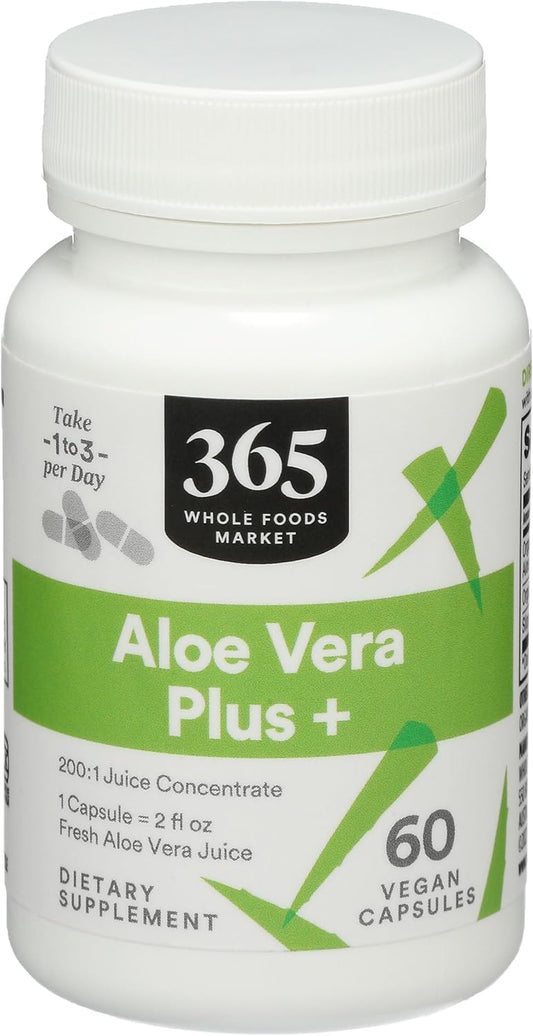 Whole Foods Market 365 Aloe Vera Plus + Capsules - 60 Count