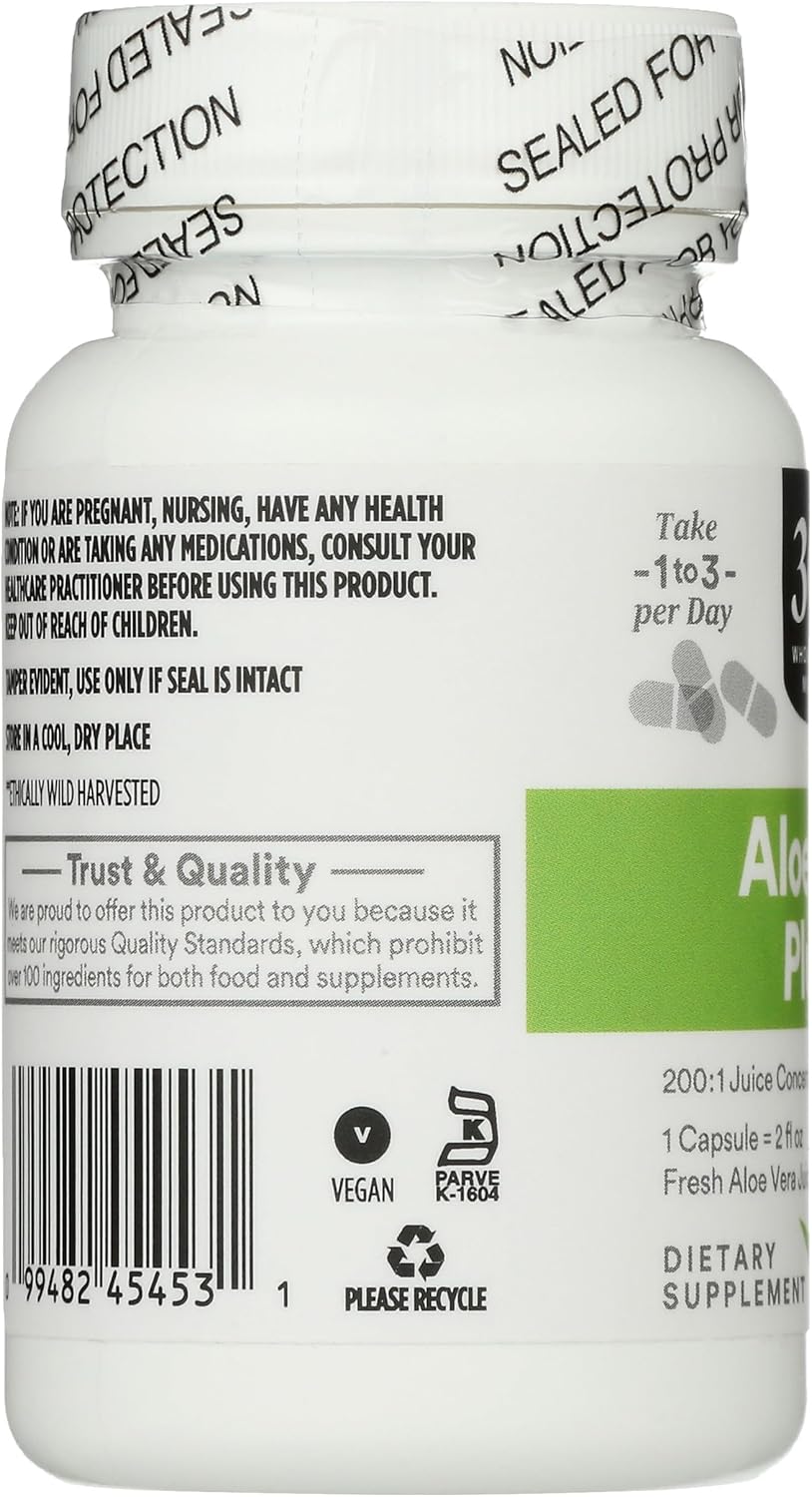 Whole Foods Market 365 Aloe Vera Plus + Capsules - 60 Count
