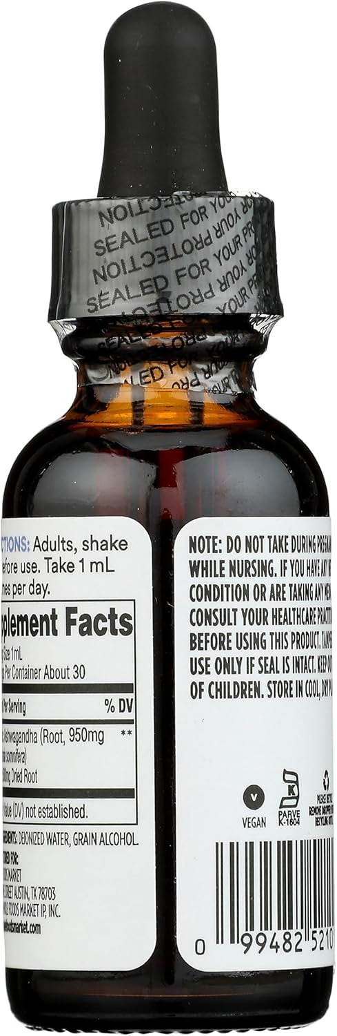 Whole Foods Market 365 Ashwagandha Full Spectrum Extract - 1 Fl Oz for Healthy Stress Response