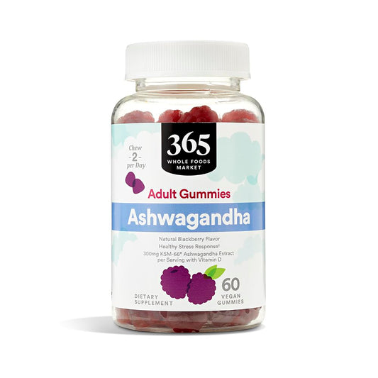 Whole Foods Market 365 Ashwagandha Gummies - 60 Count Pack