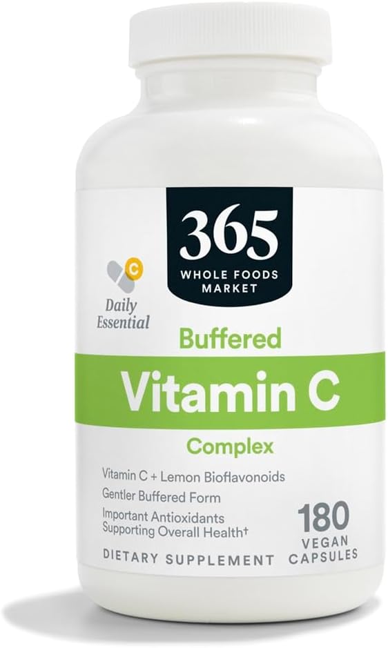 Whole Foods Market 365 Buffered Vitamin C Complex - 180 Veg Capsules