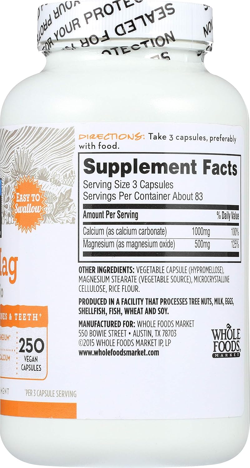 Whole Foods Market 365 Everyday Value Cal-Mag 2:1 Ratio Supplement - 250 Count